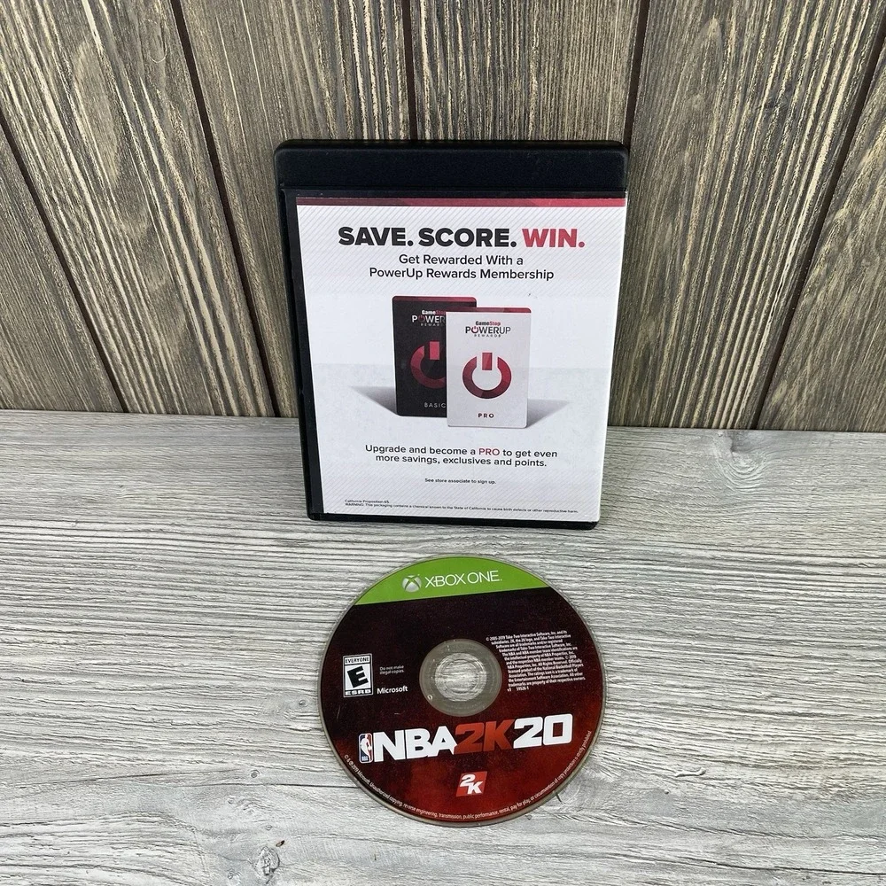 NBA 2K16 & NBA 2K20 Xbox One Game Bundle Very Good Condition Tested